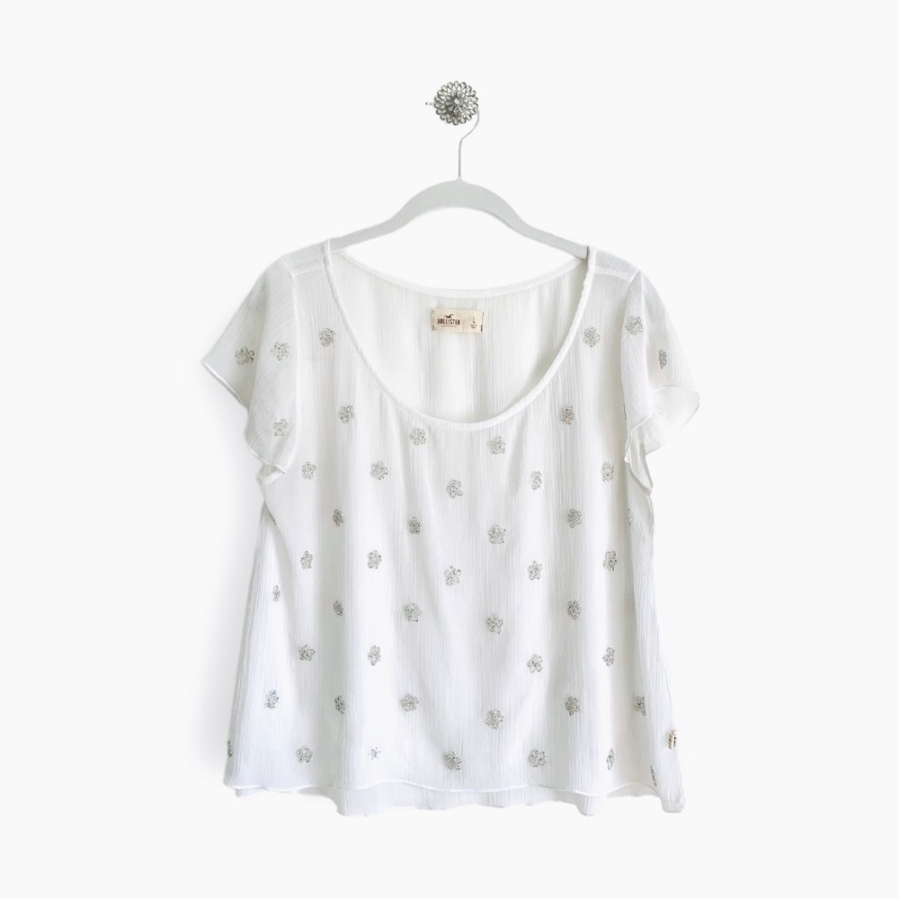 LAST CHANCE - Hollister Beaded Top